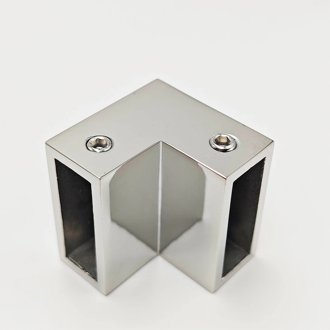 90-degree shower enclosure connectors