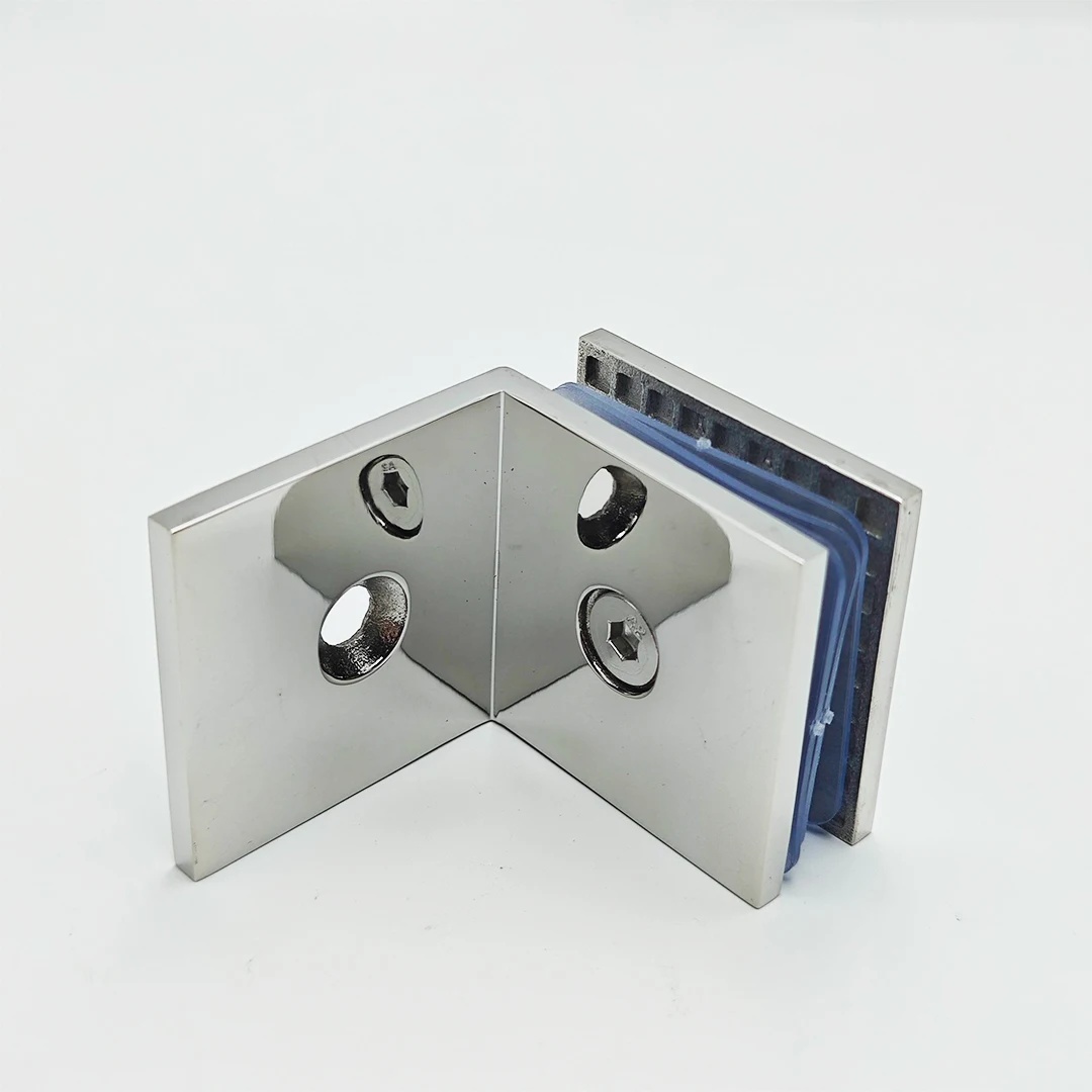 304 Stainless Steel 90-Degree Glass Clamp